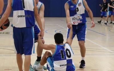 El sènior masculí en un partit aquesta temporada | @creualtabasquet